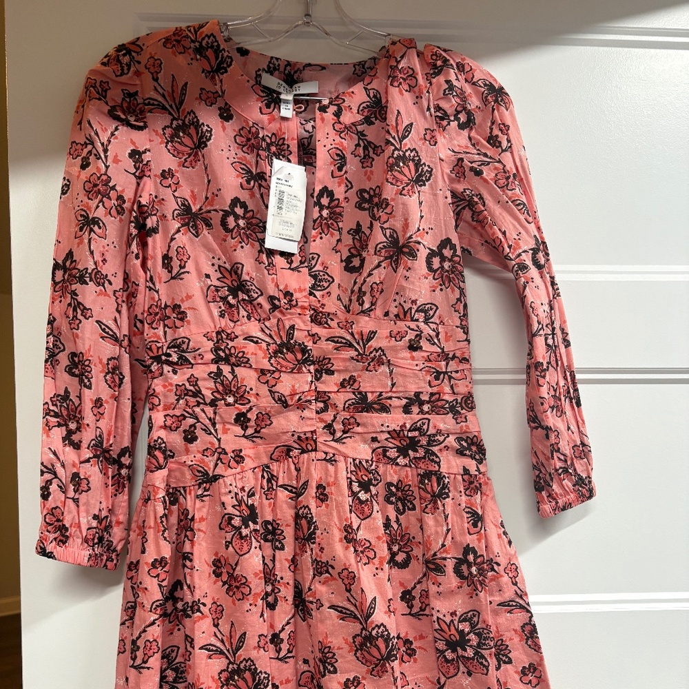 BNWT Derek Lam 10 Crosby Amelia gathered dress